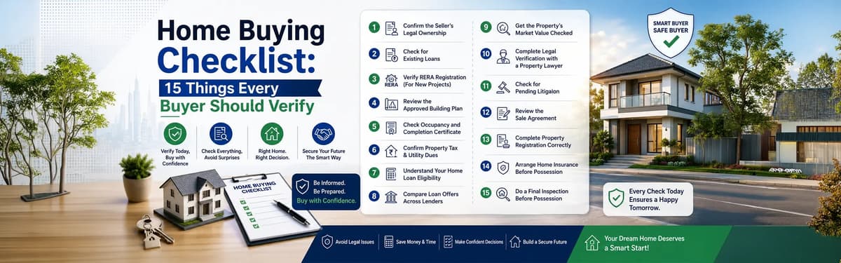Home Buying Checklist: 15 Things Every Buyer Should Verify